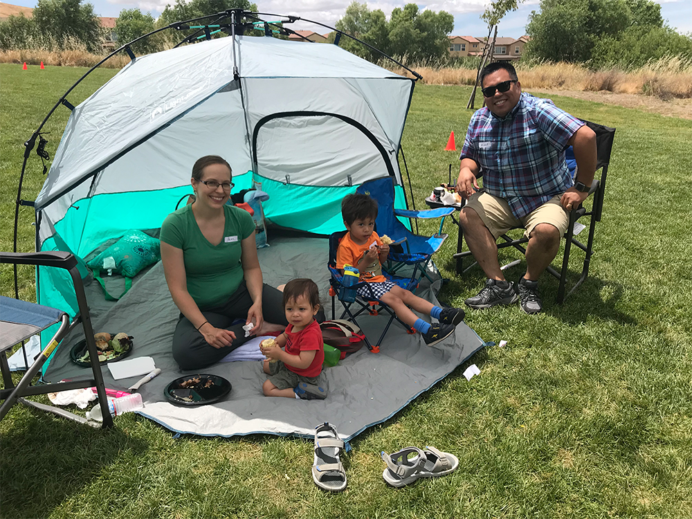 Picnicking with Family at Inductive Automation