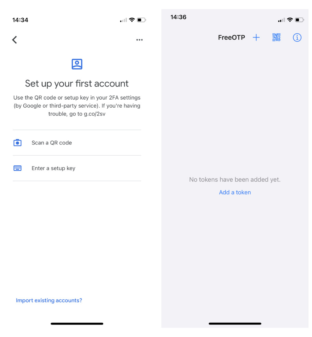 Google Authenticator/FreeOTP